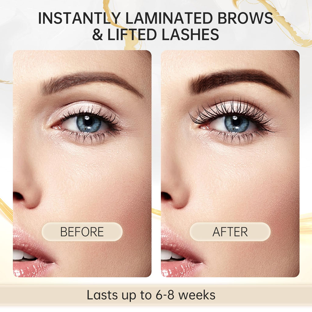 LENAJO Avocado Lash Lift & Brow Lamination Kit – 2-in-1 Professional Perm Set