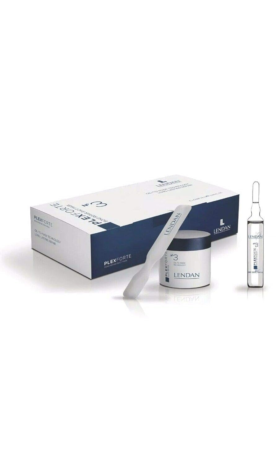 Lendan PlexForte KIT No.3: Instant Hair Repair Mask Shot + No.5 Conditioner for Damaged Hair