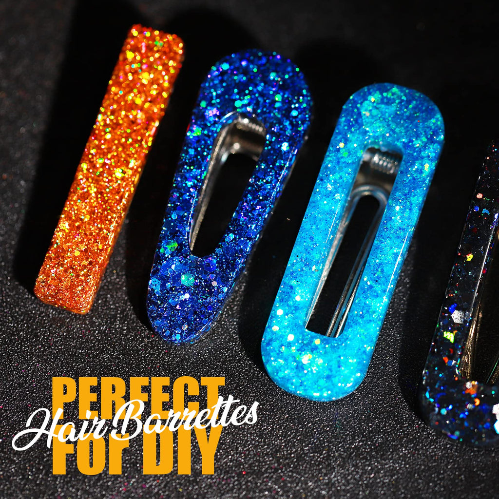 LEOBRO Metal Hair Clips - 50 Pcs Alligator Barrettes for Women & DIY Accessories