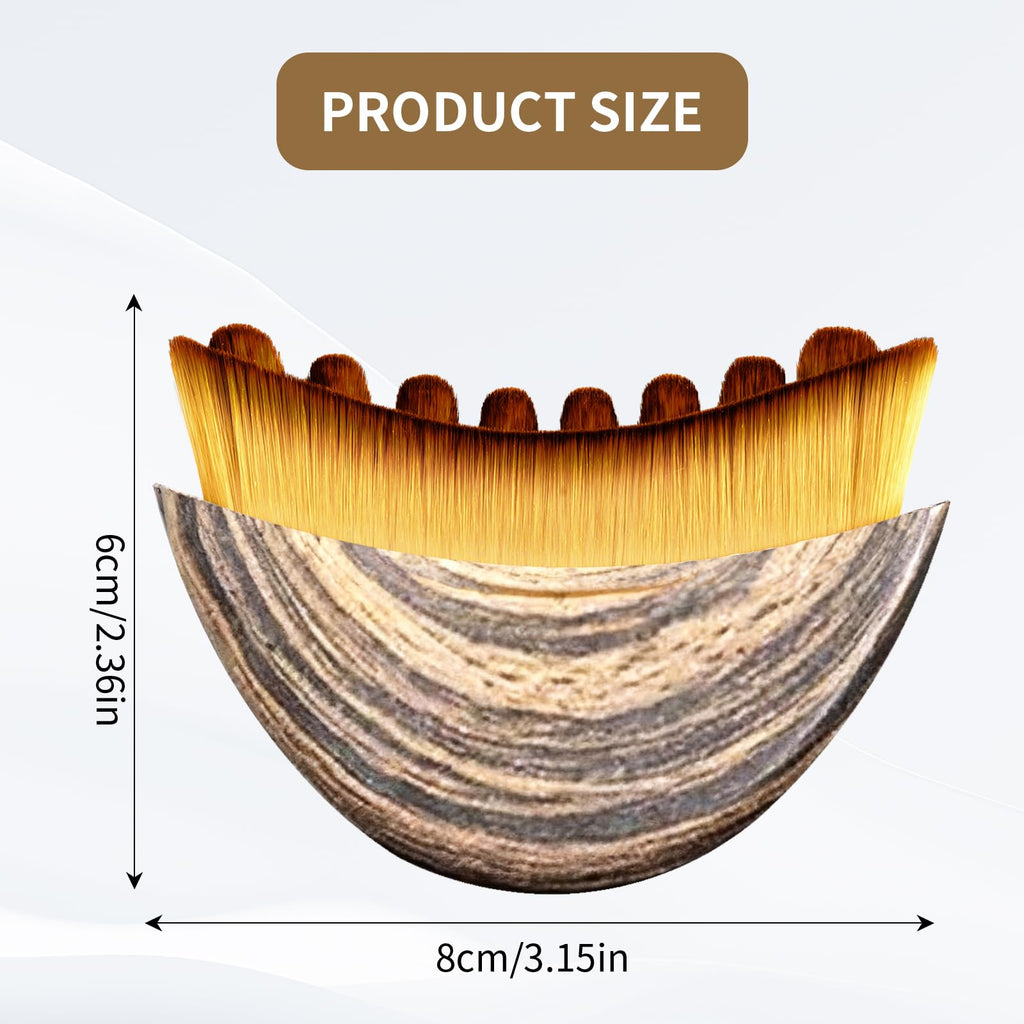 LEPIAOPIAO 2-Pack Lymphatic Contour Face Brush — Ergonomic Dry Drainage Massager