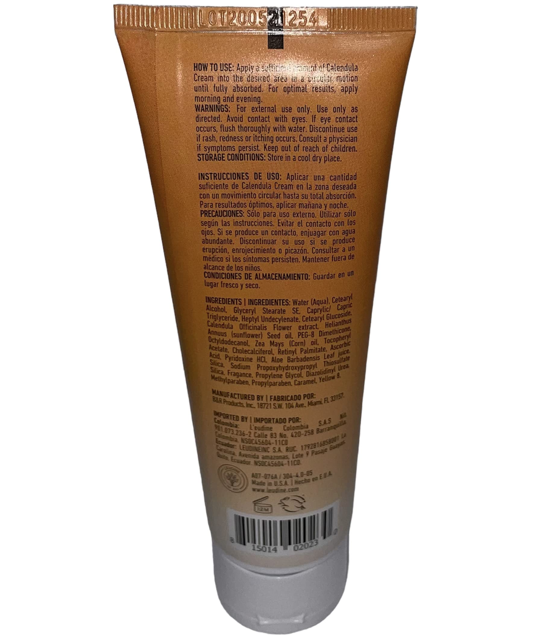 L’EUDINE Calendula Cream – Calming Body Moisturizer for Skin Repair | 4 fl oz