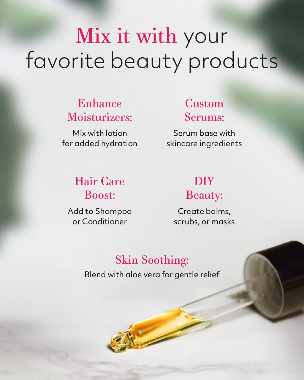 Leven Rose Jojoba Oil Bulk 32 oz – Pure Cold-Pressed Jojoba Oil for Skin, Hair & Nails
