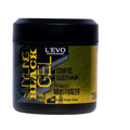 L'EVO PROFESSIONAL Black Styling Gel for Men – Medium Hold, Gray Blending, 17.63 oz