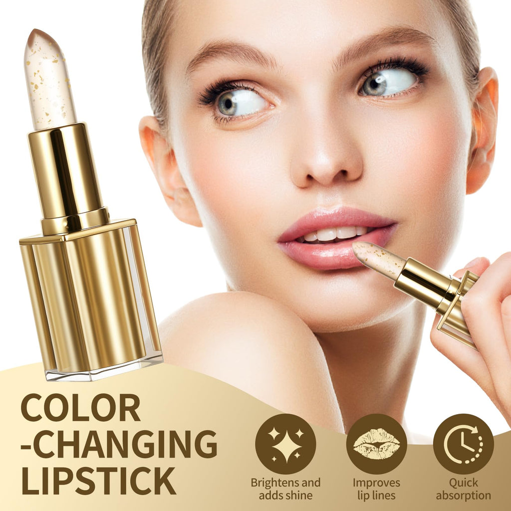 Levora Color Changing Lipstick – 2-Pack, Long-Wear Moisturizing Lip Gloss