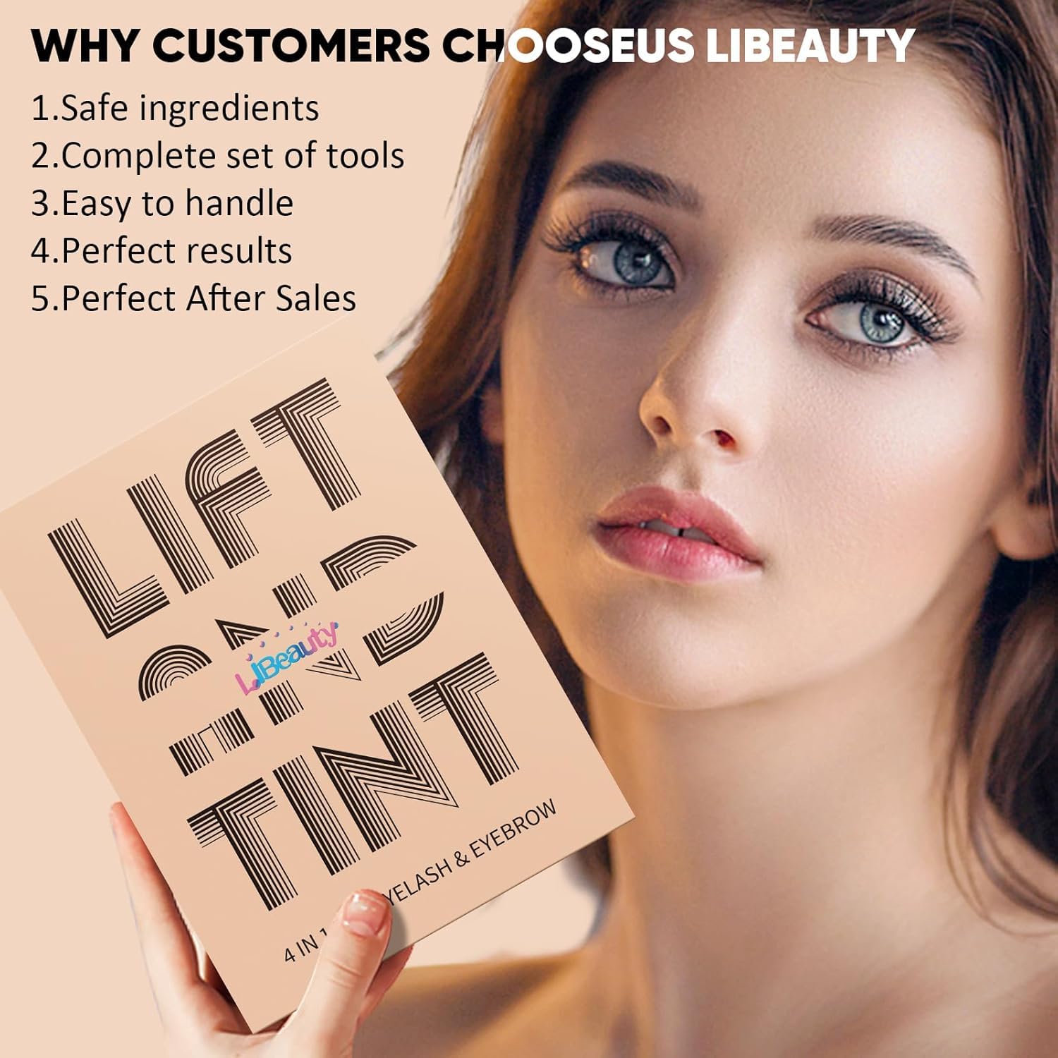 Libeauty Lash Lift & Color Kit with Brow Lamination – DIY Lash Perm at Home