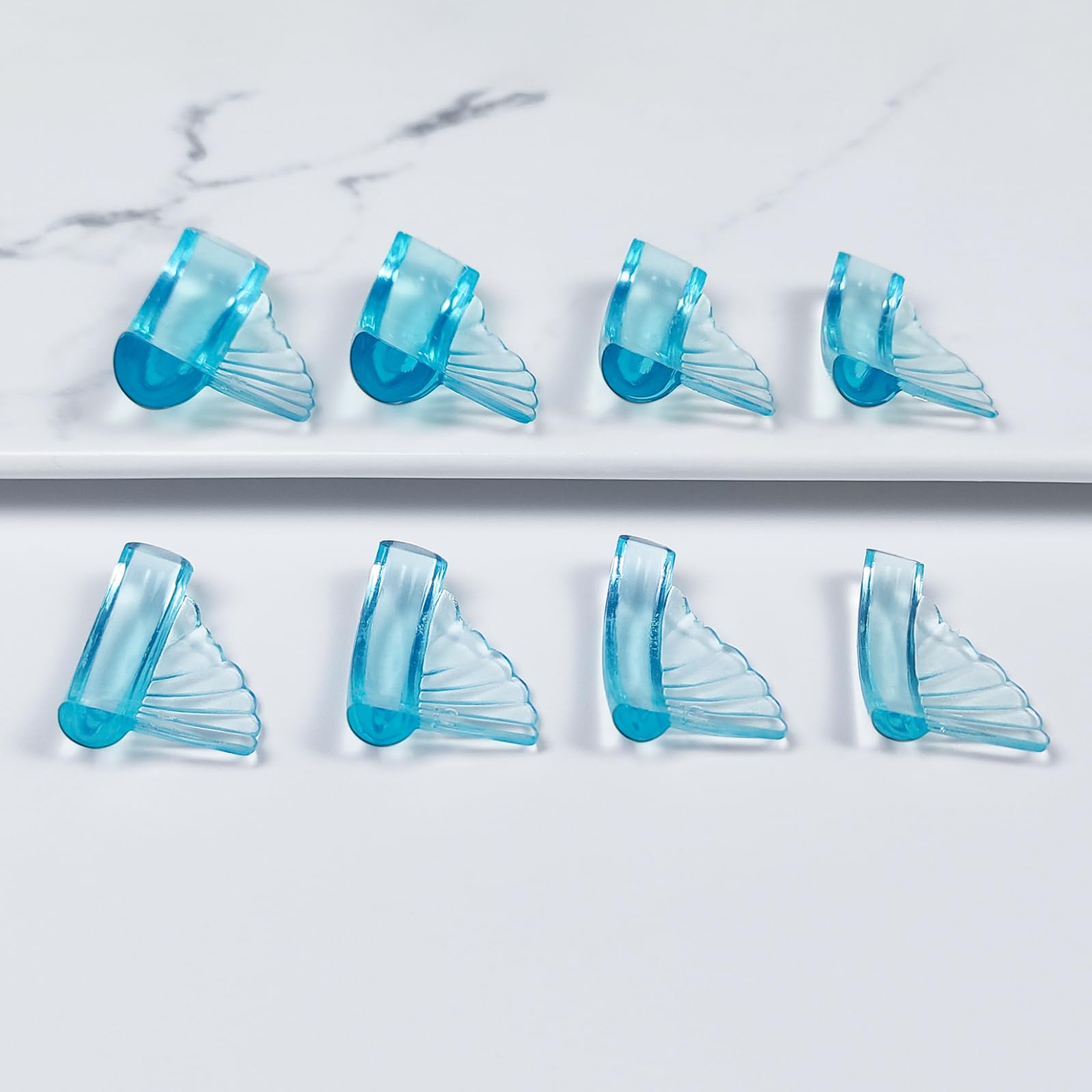 Libeauty Lash Lift Pads — 10 Pcs, 5 Sizes, Seashell & Wave Silicone Shields