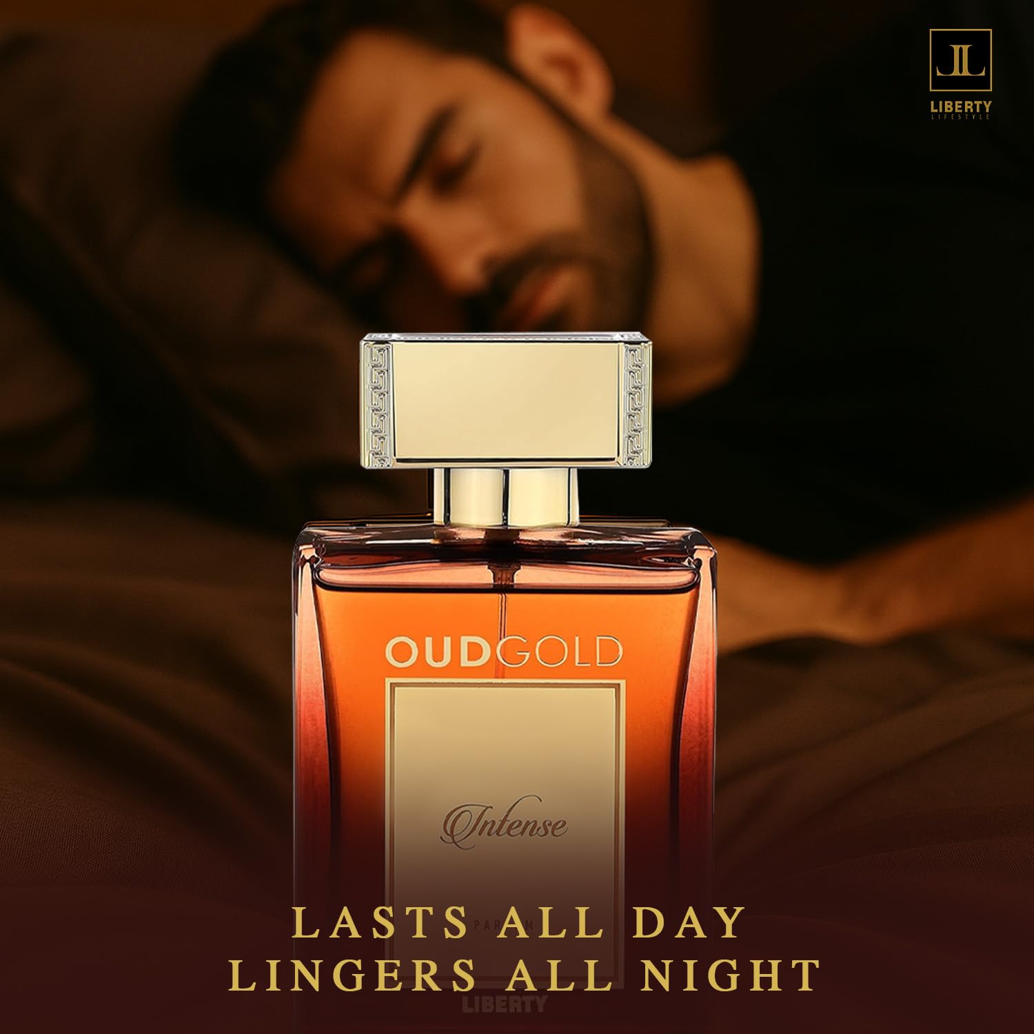 Liberty Luxury OudGold Intense Parfum for Men – Long-Lasting Woody Scent, 100ml