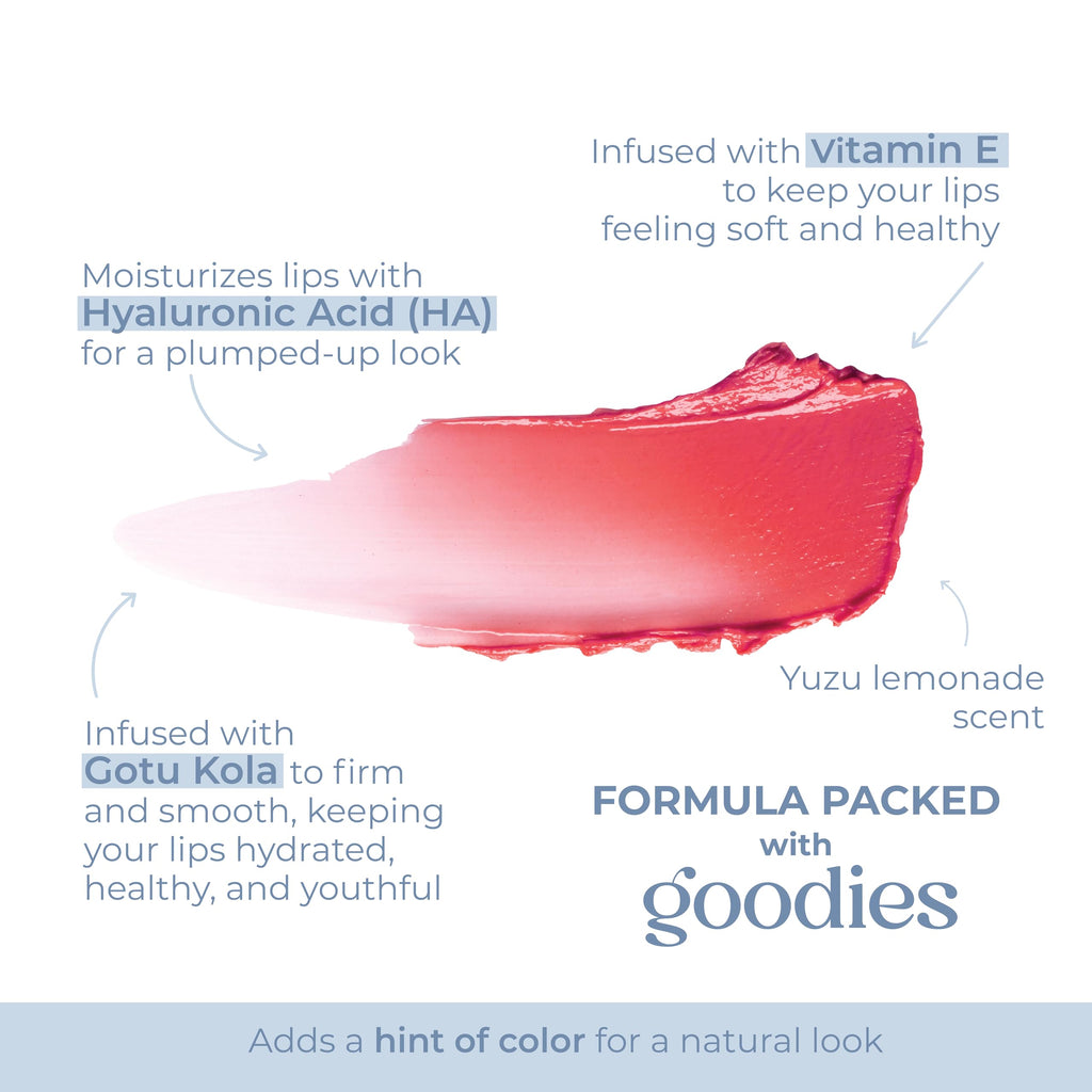 Lido Lips Tinted Lip Balm Orchid — Hydrating Buildable Color with Hyaluronic Acid & Vitamin E