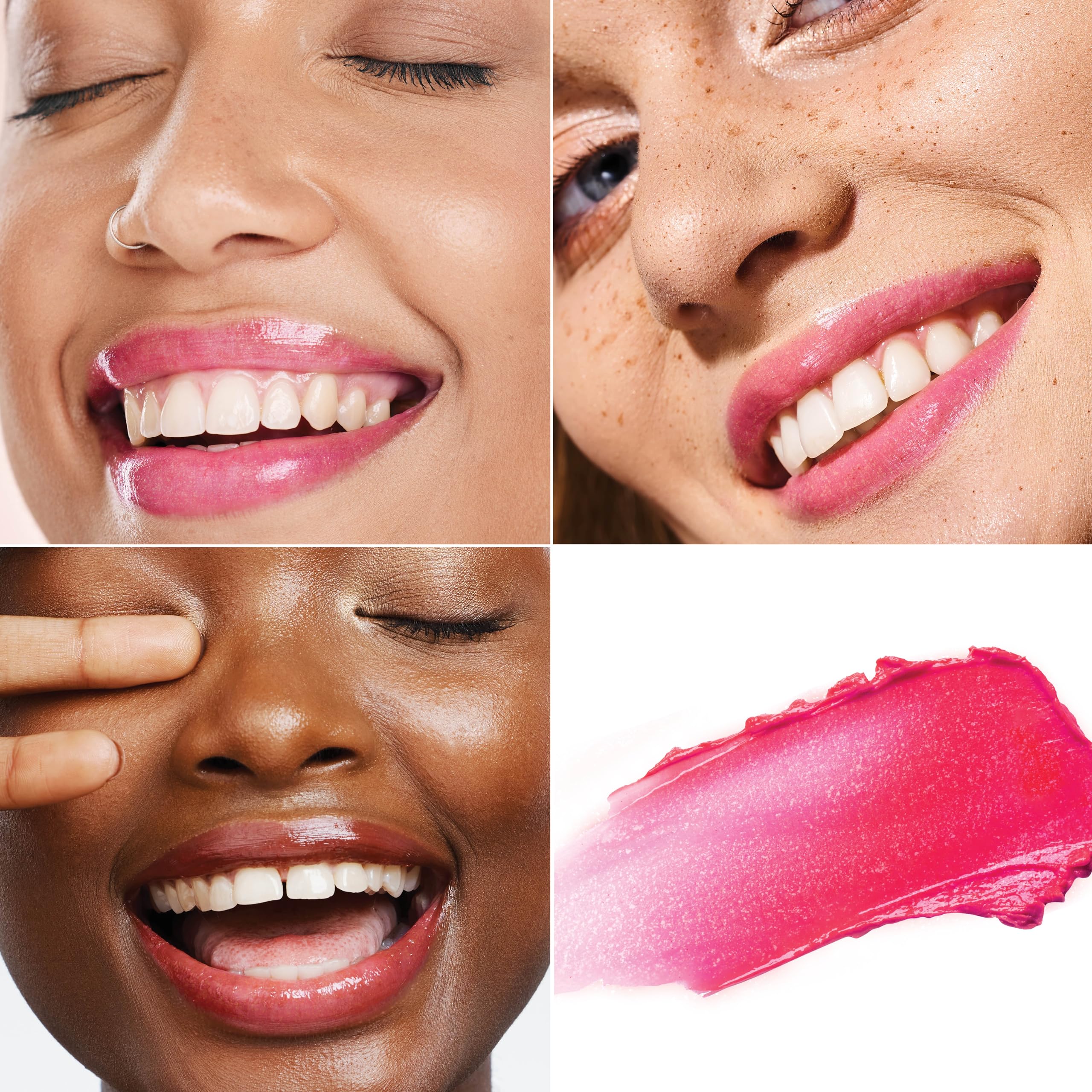 Lido Lips Tinted Lip Balm Rosy Bloom | Hydrating Buildable Color with HA & Vitamin E