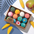 Lifearound2angels Bath Bombs Gift Set – 12 Pack, USA Made, Moisturizing Shea & Cocoa Butter