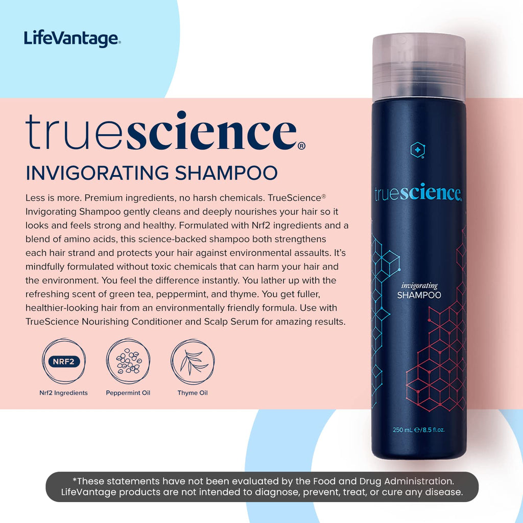 LifeVantage Nourishing Hair Shampoo – Nrf2, Peppermint & Coconut Oil (250ml)
