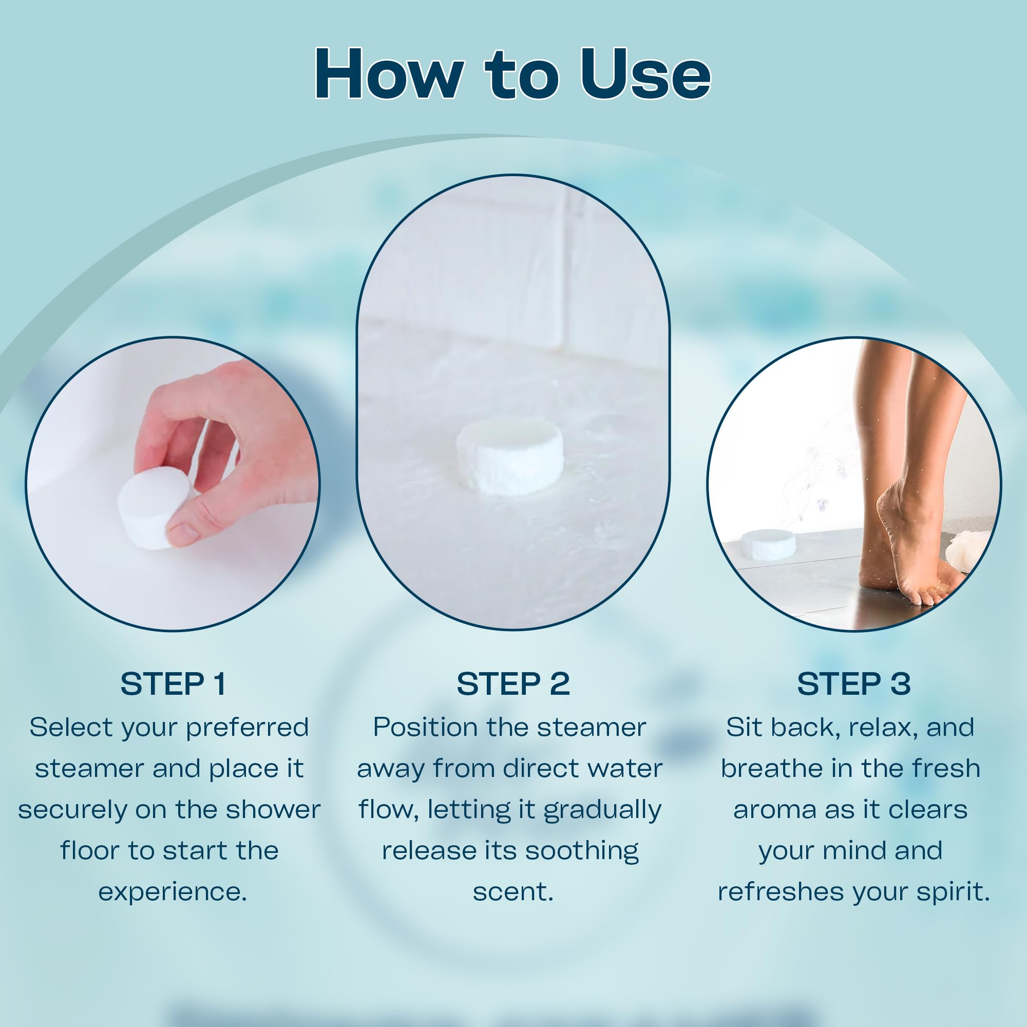 LIKEVOW Shower Steamers Aromatherapy Set – Eucalyptus & Mint, 15-Pack, 30g Each