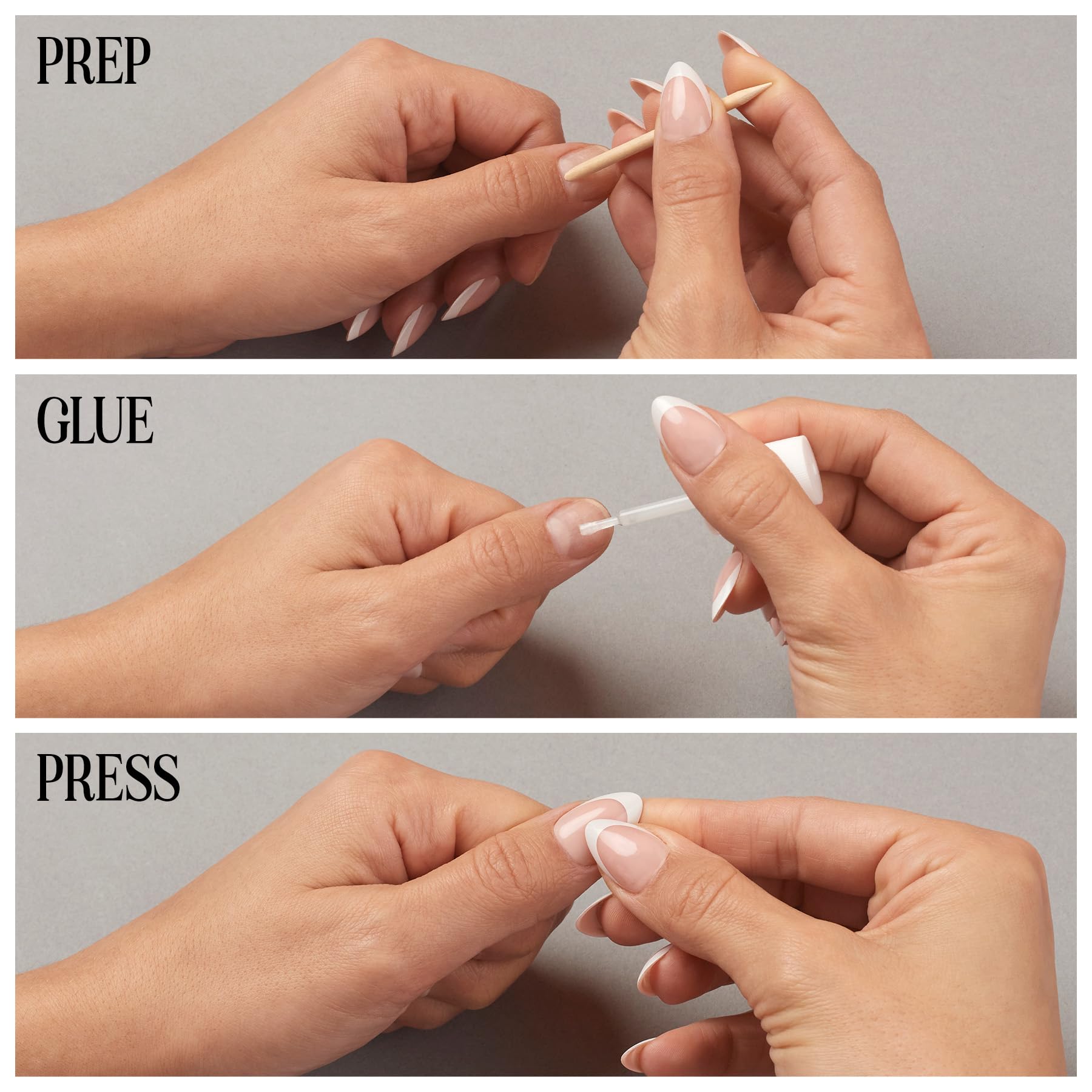 Lilac St Cherry Plated Press-On Nails – Short Almond Chrome, Glossy & Opaque (Reusable)