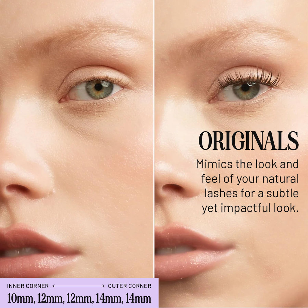 Lilac St Originals: Natural Faux Eyelash Clusters (10-12-14mm) – Lightweight, Lifelike DIY Lashes
