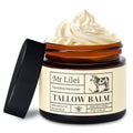 Lilei Beauty Organic Grass-Fed Beef Tallow Balm with Raw Honey – Hydrating Face & Body Moisturizer (Unscented, 115g)