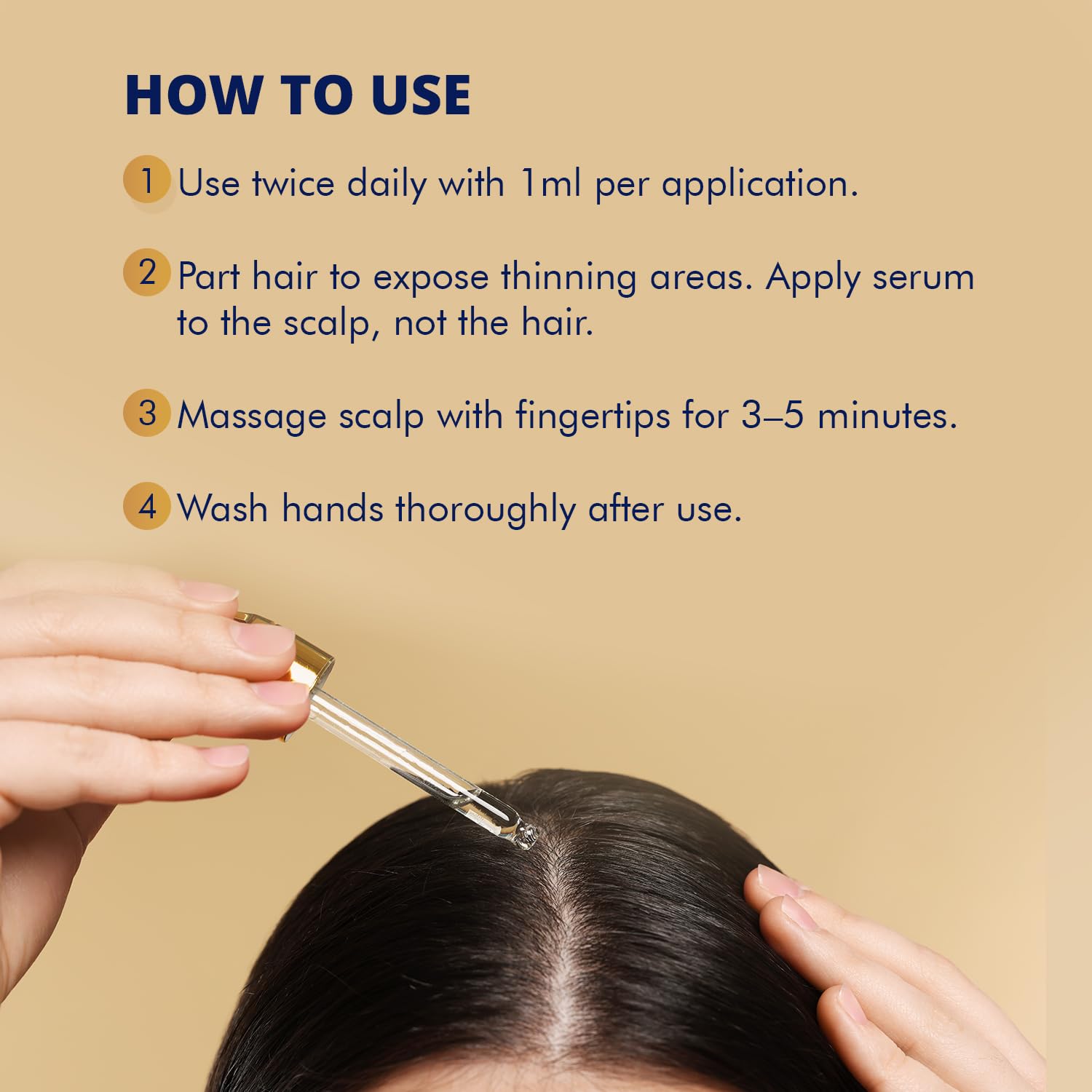 Lilivera 5% Minoxidil Hair & Beard Growth Kit – Extra Strength Topical Serum
