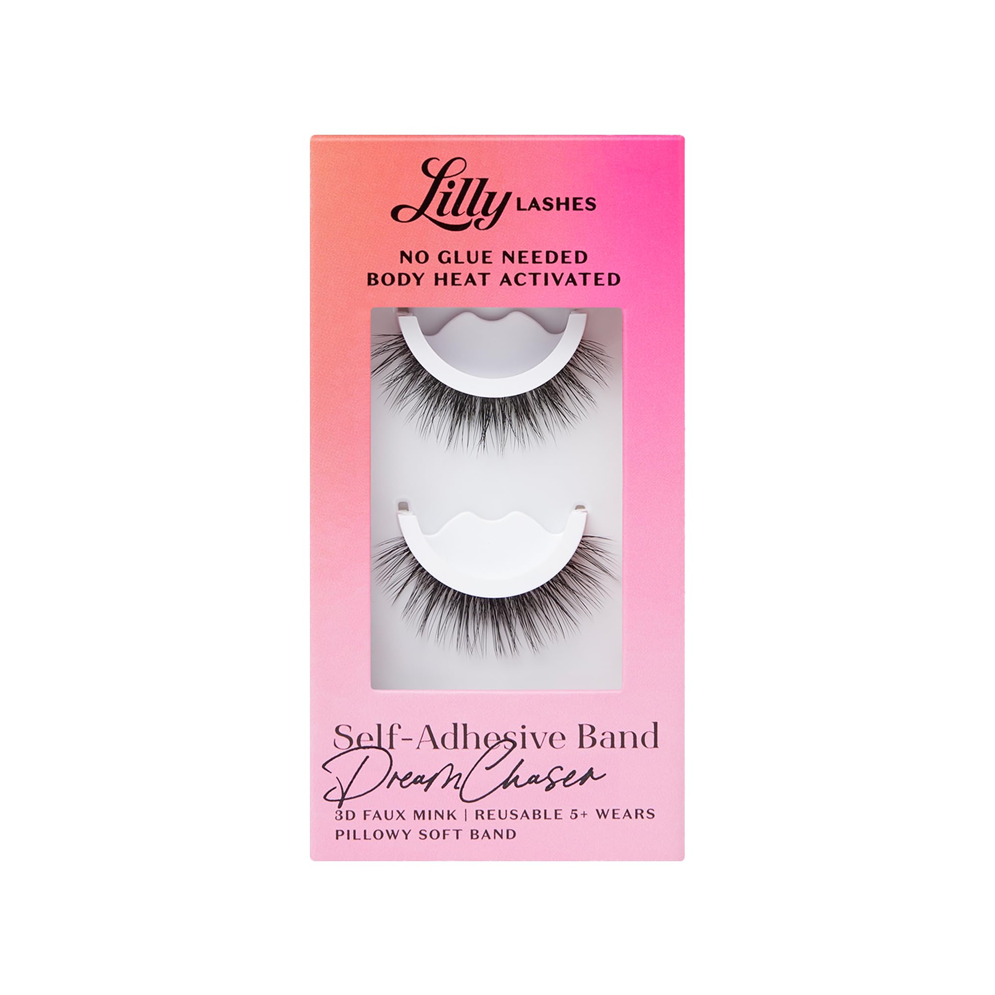 Lilly Lashes Self-Adhesive Half Lashes DreamChaser | No Glue Needed