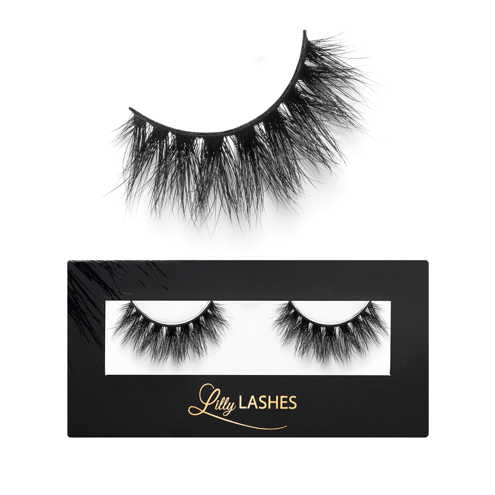 Lilly Lashes So Extra Mykonos 3D Mink Lashes – Reusable Fluffy Lash by Lilly Lashes