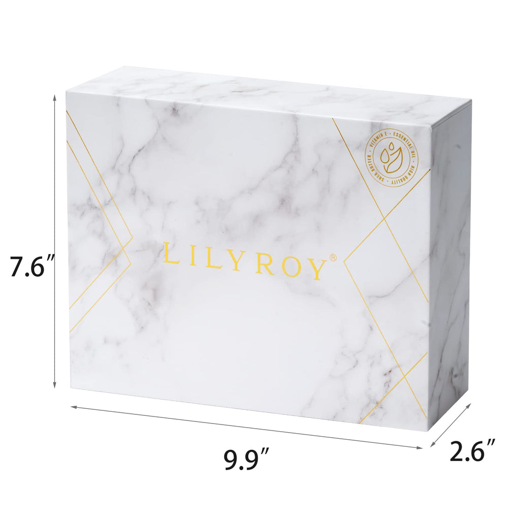 LILY ROY Luxury 15-Piece Bath Gift Set | 6 Bath Salts & 6 Bath Bombs in Elegant Gift Box