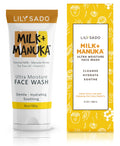 LILY SADO MILK+MANUKA Coconut Milk & Manuka Honey Cream Face Cleanser – Hydrating 6oz