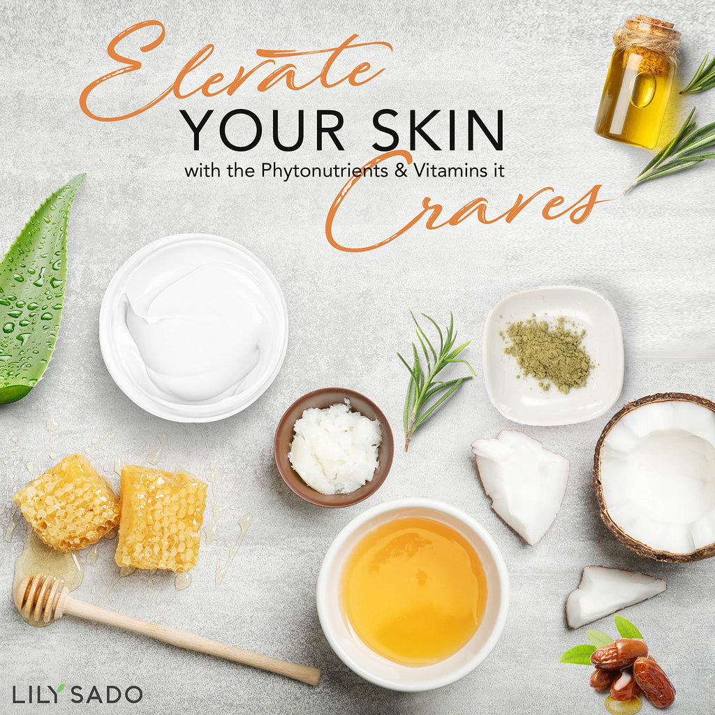 LILY SADO MILK+MANUKA Coconut Milk & Manuka Honey Cream Face Cleanser – Hydrating 6oz
