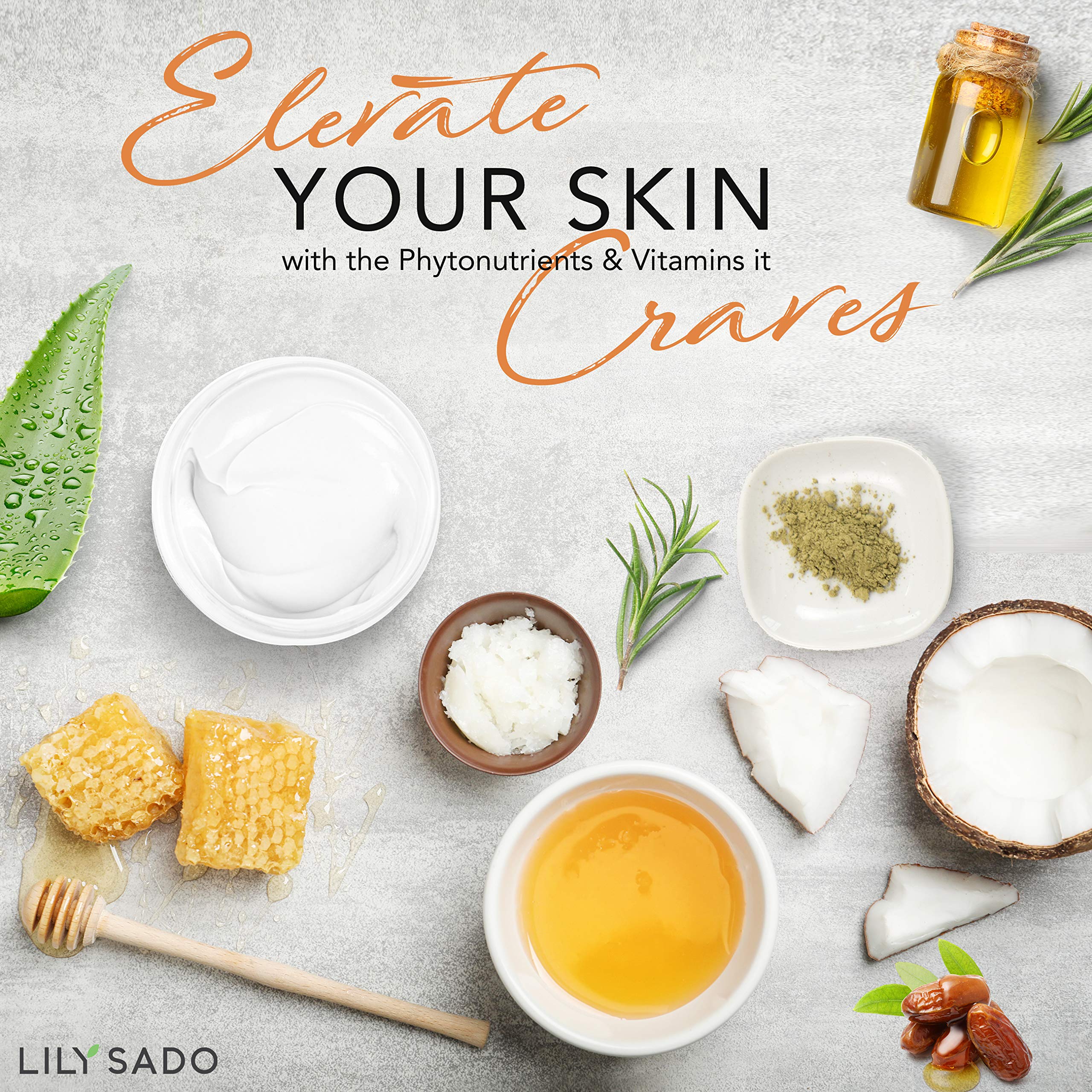 LILY SADO MILK+MANUKA Coconut Milk & Manuka Honey Cream Face Cleanser – Hydrating 6oz