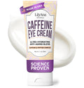 LilyAna Naturals Caffeine Eye Cream with Peptides – Dark Circles & Puffiness, 1.0 oz