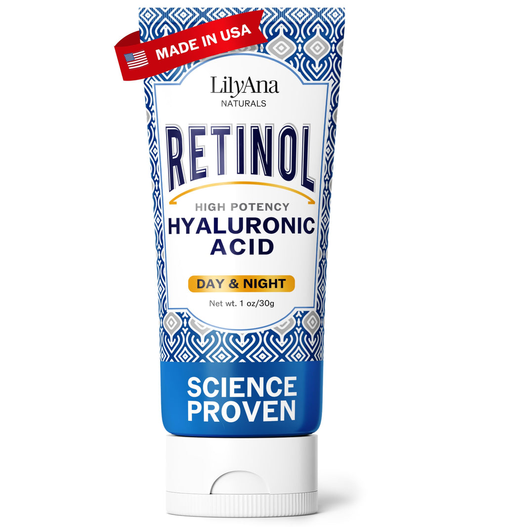 LilyAna Naturals Retinol Face Cream – Anti-Aging, Hydration, Neck Firming