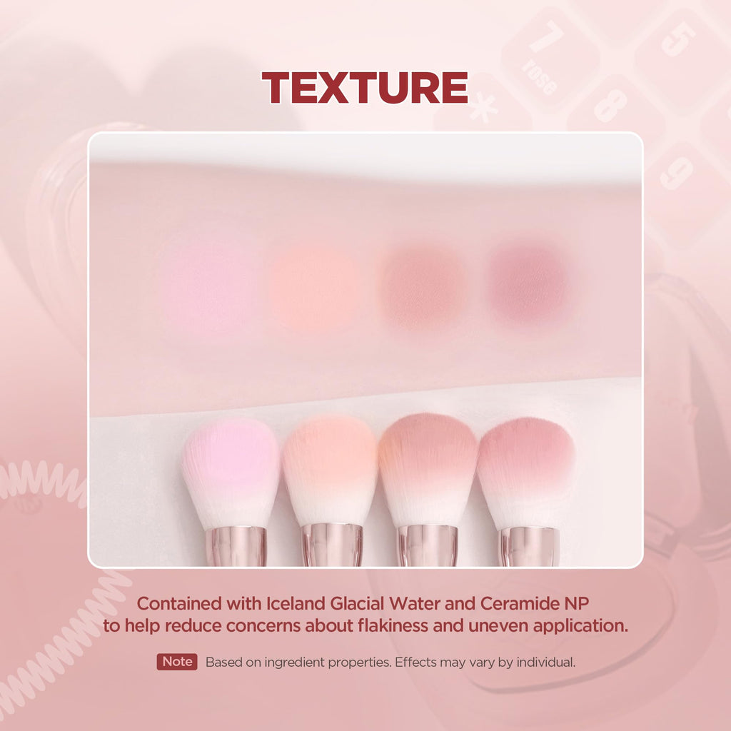 Lilybyred Luv Beam Blur Cheek – Heart-Shaped Korean Powder Blush with Soft Matte Finish
