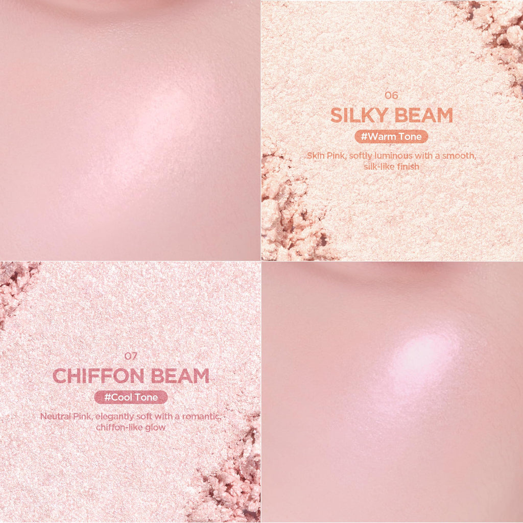 lilybyred Luv Beam Glow Veil – Korean Heart‑Shaped Highlighter for Radiant Glow