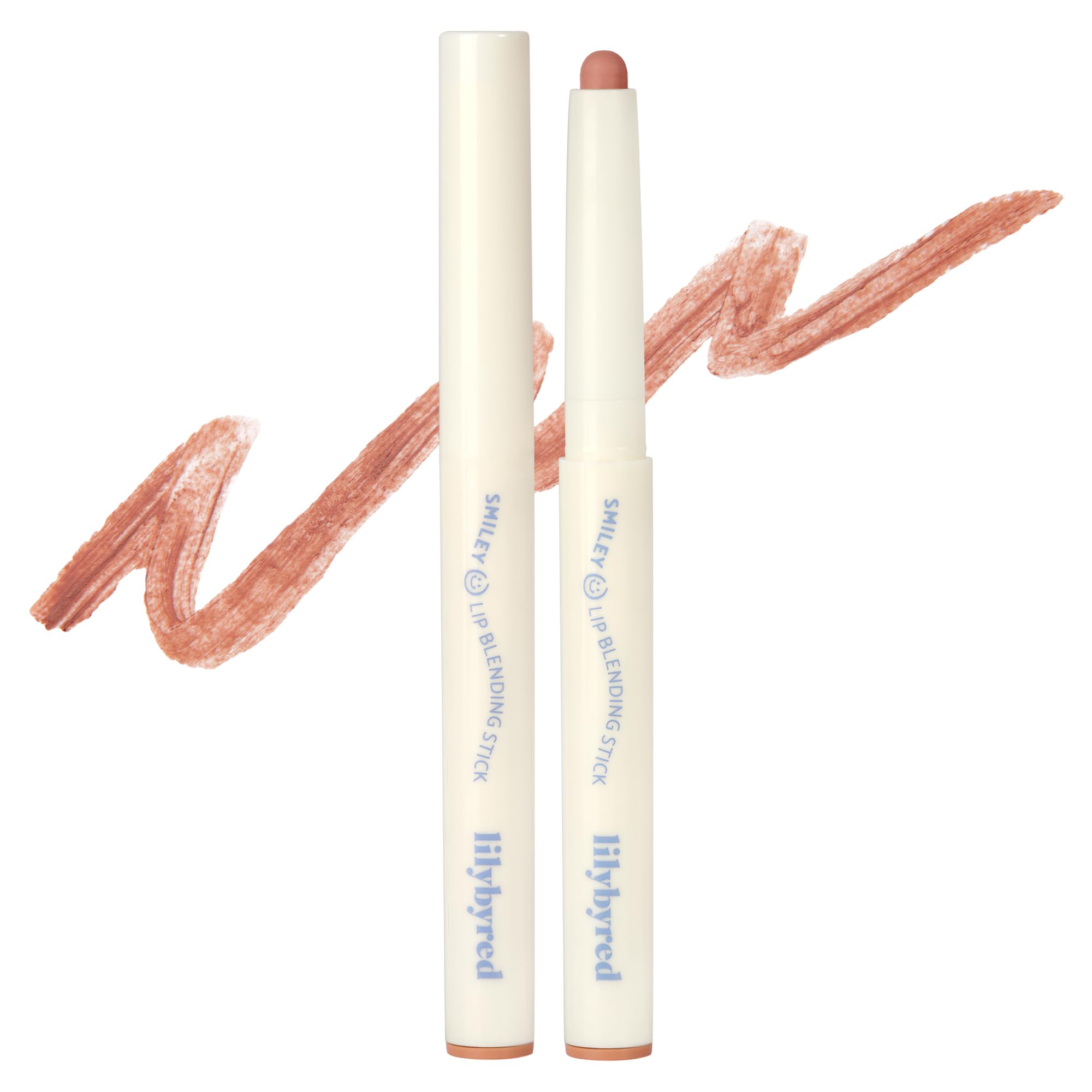 Lilybyred Smiley Lip Blending Stick – 3-in-1 Lip Liner with Creamy Glide and Matte Finish (0.028 oz, Laugh with Me)