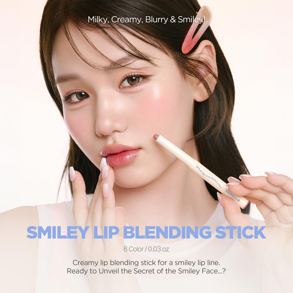 Lilybyred Smiley Lip Blending Stick – 3-in-1 Lip Liner with Creamy Glide and Matte Finish (0.028 oz, Laugh with Me)
