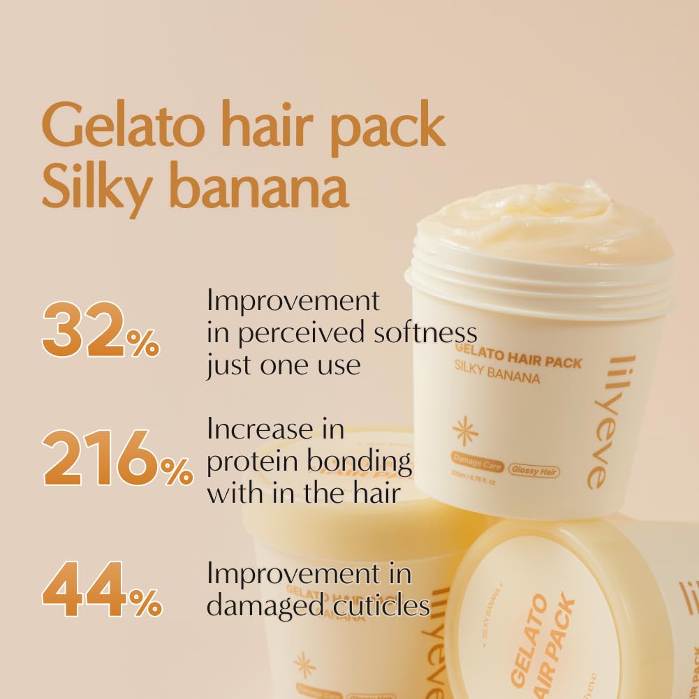 lilyeve REPAIRTURN Gelato Hair Pack – Milk, Egg & Protein for Damaged Hair Repair