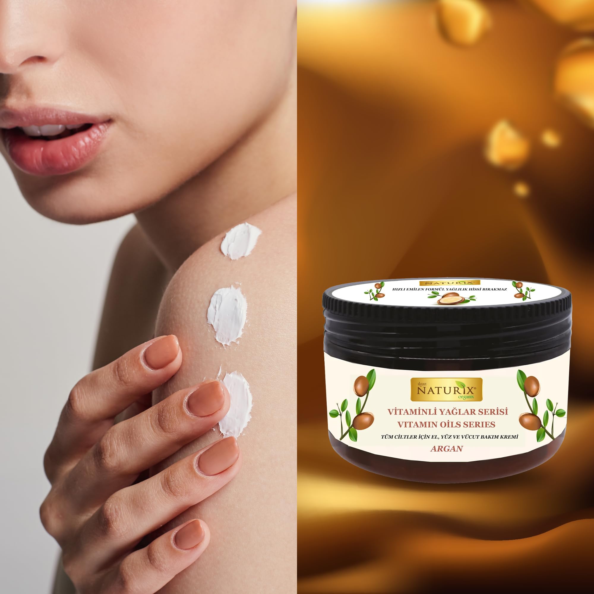 LIMOPA Hand, Face & Body Cream with Argan Oil | Intensive Moisturizer for Normal to Dry Skin