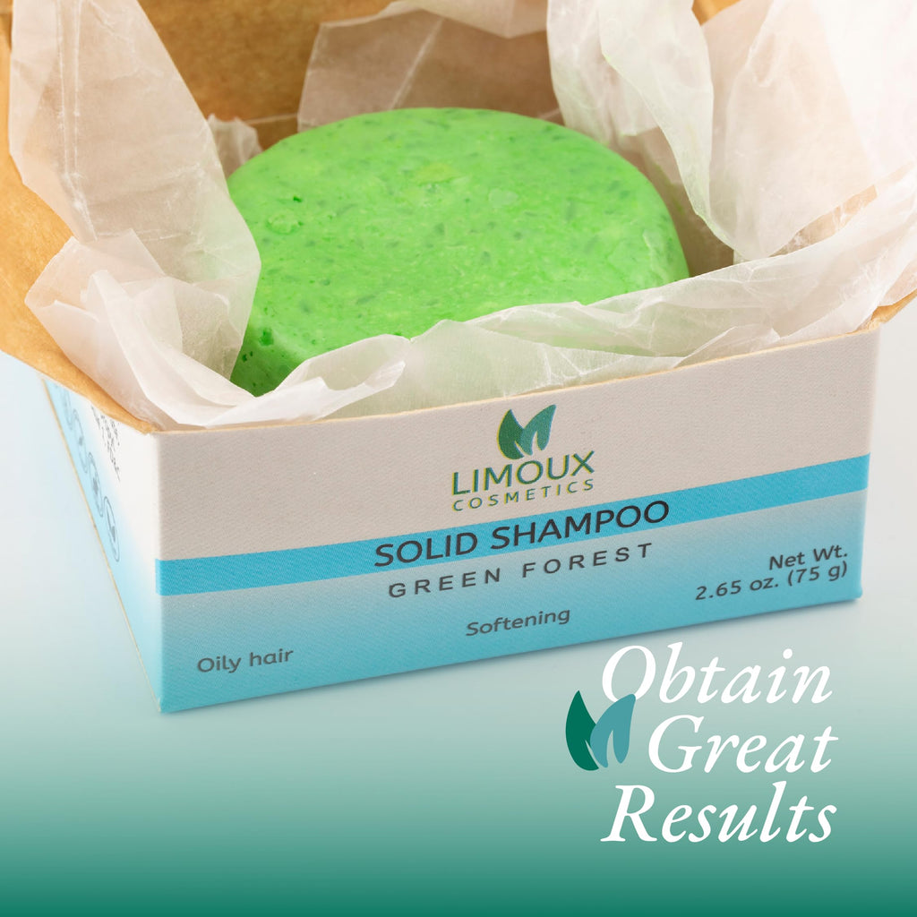 Limoux Cosmetics Solid Shampoo Bar for Normal to Oily Hair – Brightening, Nourishing & Softening | 2.65 oz | Paraben Free, Cruelty Free, Vegan, Eco Friendly, Zero Waste