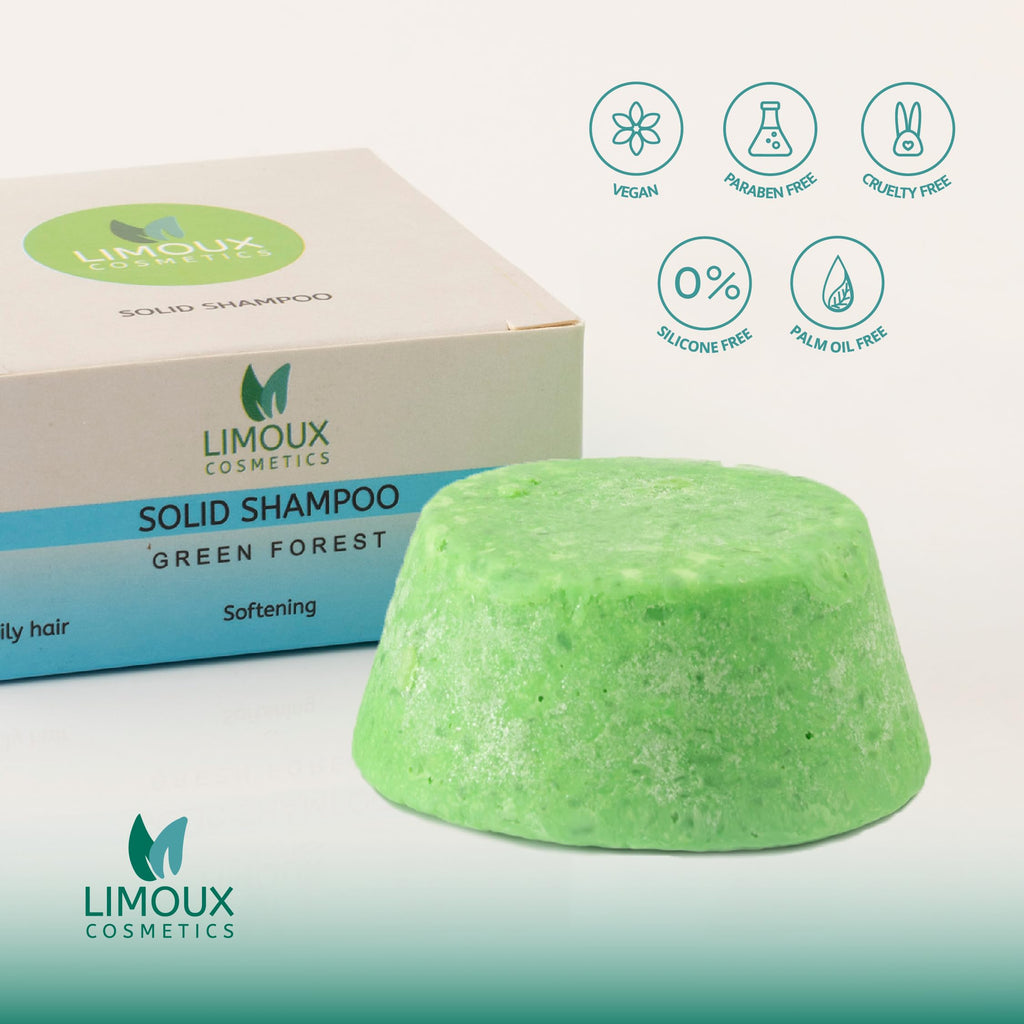 Limoux Cosmetics Solid Shampoo Bar for Normal to Oily Hair – Brightening, Nourishing & Softening | 2.65 oz | Paraben Free, Cruelty Free, Vegan, Eco Friendly, Zero Waste