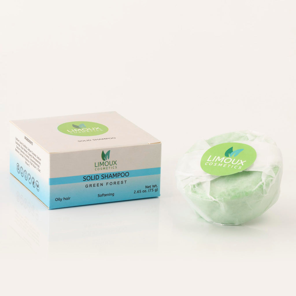 Limoux Cosmetics Solid Shampoo Bar for Normal to Oily Hair – Brightening, Nourishing & Softening | 2.65 oz | Paraben Free, Cruelty Free, Vegan, Eco Friendly, Zero Waste