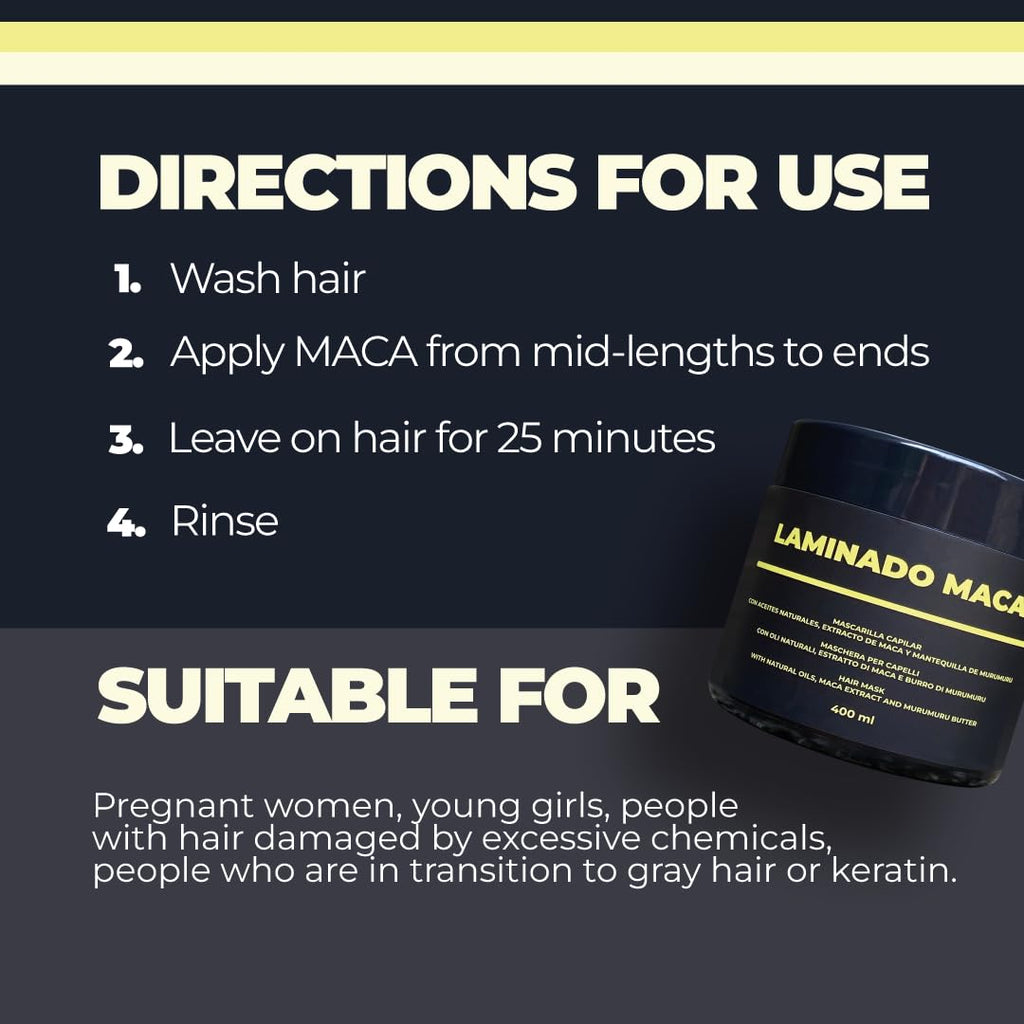 Lina Zapata LZ Maca Hair Treatment Cream – Deep Conditioning & Regeneration