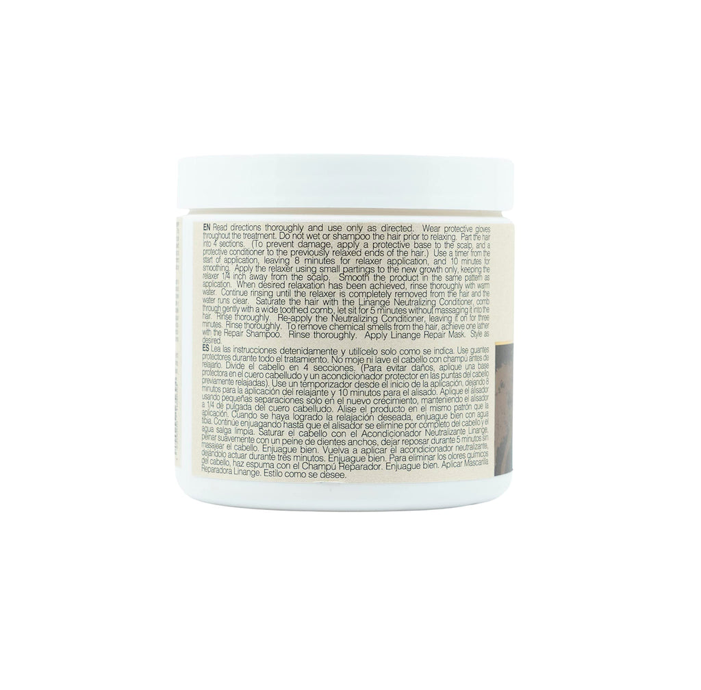 Linange Relaxer with Shea Butter 1 lb – Permanently Straighten Hair with Nourishing Shea & Sunflower Oil