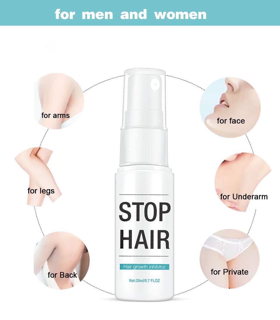 LINEDSON 20ml Hair Growth Inhibitor Spray – Gentle, Pain-Free Hair Management
