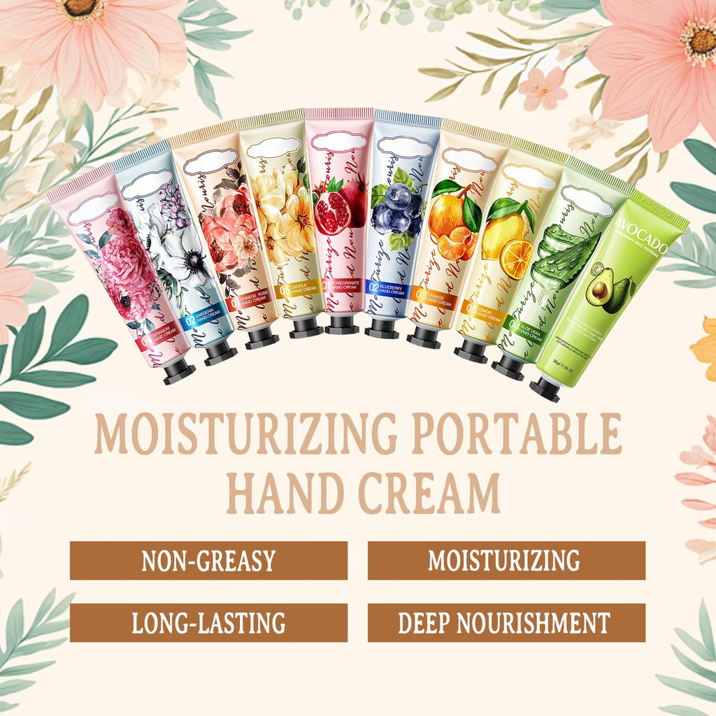 LingHaoLH 20 Pack Hand Cream – Travel-Size Moisturizing Set for Dry Hands