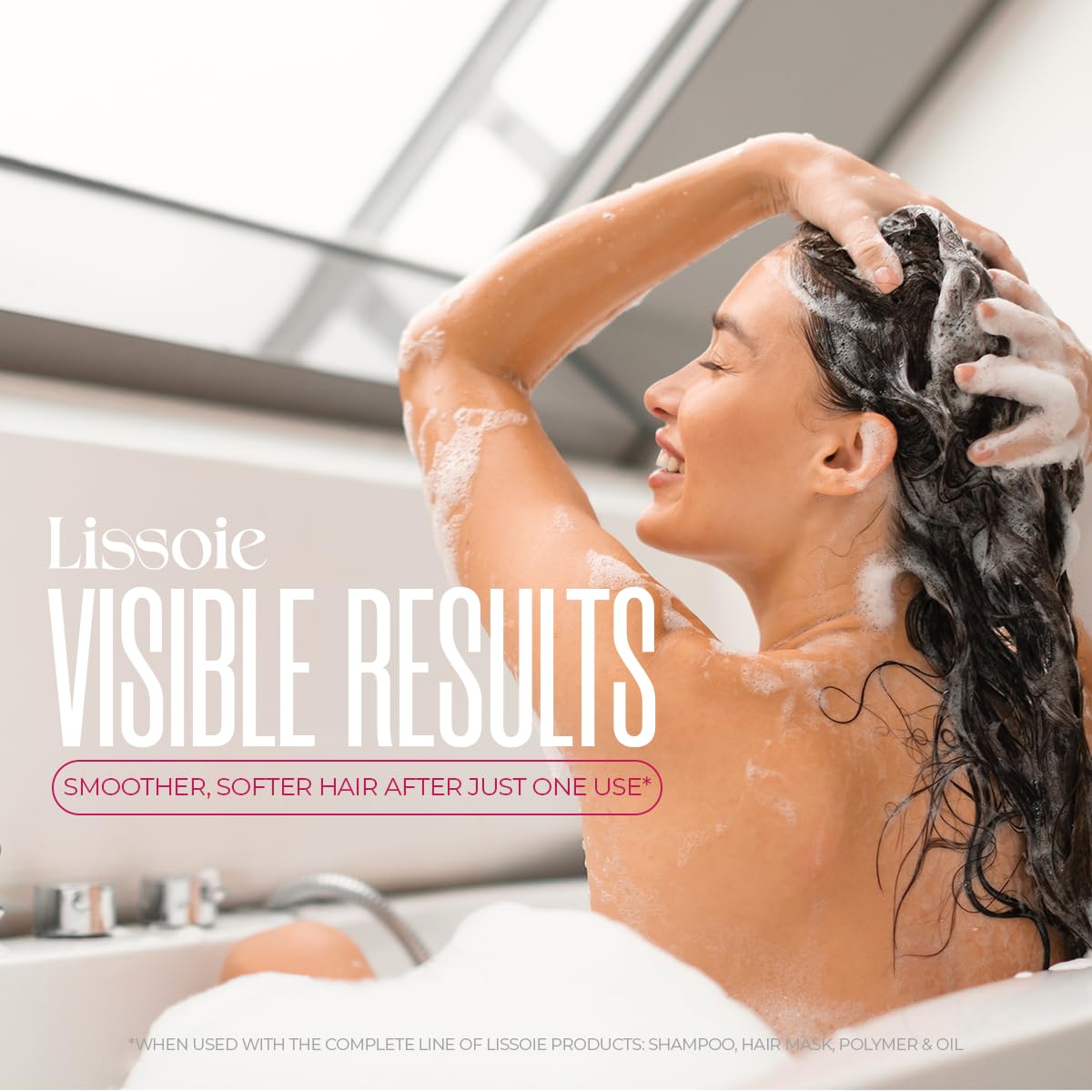 Lissoie Revitalizing Shampoo – Aloe Vera & Glycerin, Peppermint Freshness – Paraben-Free, USA Made