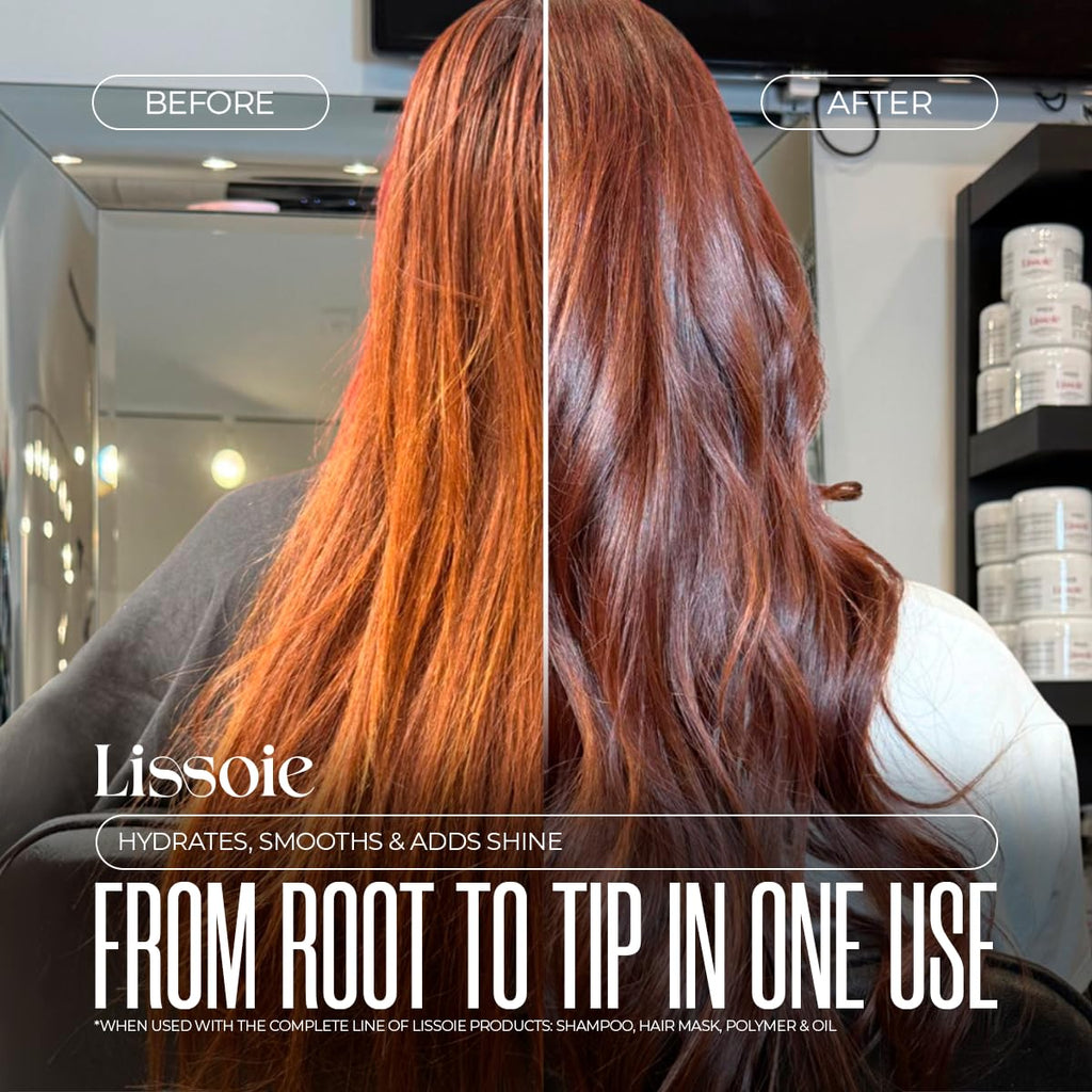 Lissoie Revitalizing Shampoo – Aloe Vera & Glycerin, Peppermint Freshness – Paraben-Free, USA Made