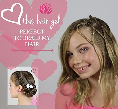 Little Roseberry Hair Gel for Kids – Light Hold, Chemical Free, Aloe Vera & Vitamins – Made in USA