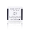 Little Seed Farm Activated Charcoal Deodorant Cream – Aluminum-Free, 24+ Hour Freshness (68g)