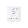 Little Seed Farm All Natural Deodorant Cream – Unscented, Aluminum-Free (2.4 oz / 68 g)