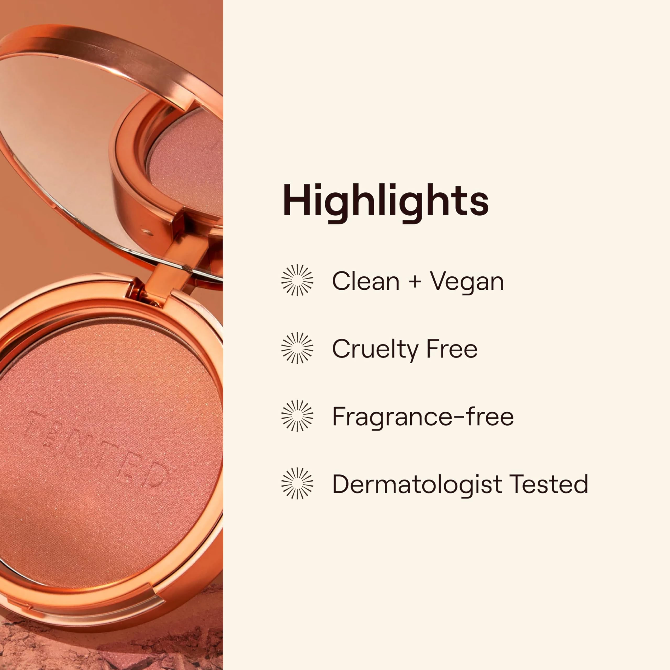 Live Tinted Huebeam Gradient Blushing Bronzer — Buildable Sunkissed Glow, Mojave Mirage