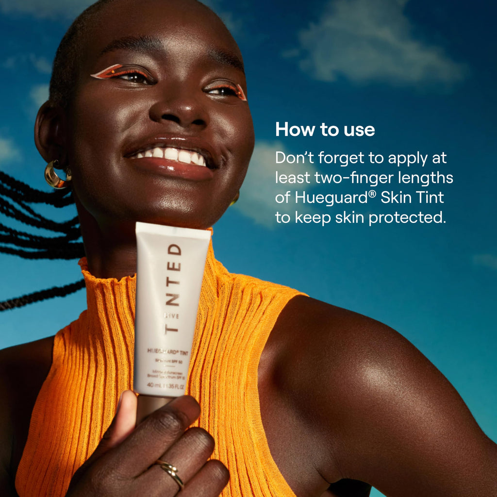 Live Tinted Hueguard Skin Tint SPF 50 - Buildable Coverage, Hydration, Shade 01