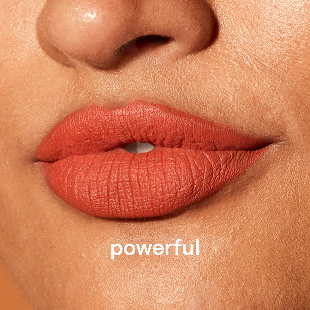 Live Tinted Huelip Liquid Lip Crème – Weightless, Hydrating Orangey Red