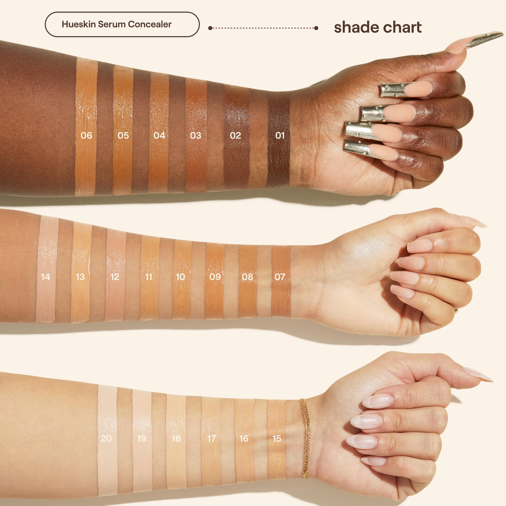 Live Tinted Hueskin Serum Concealer – Medium-to-Full Coverage with Niacinamide & Hyaluronic Acid (Shade 16)